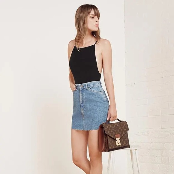 Reformation Tops - Reformetion Black Strappy Bodysuit